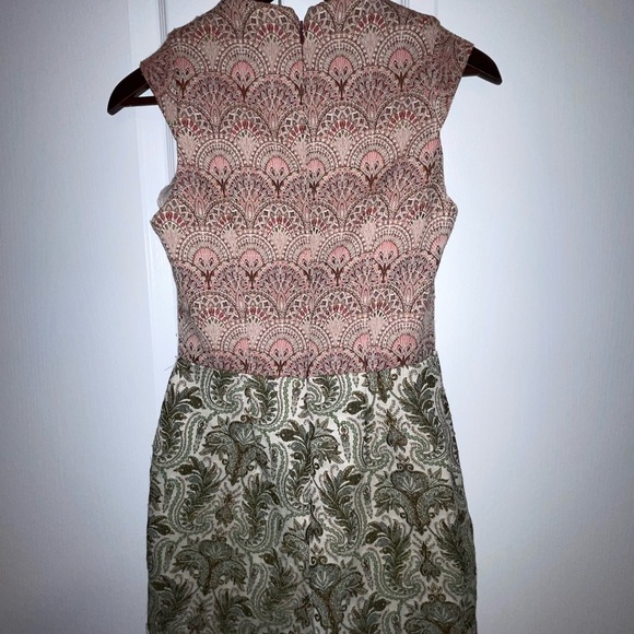 Pink and Green Patterned Romper - Picture 4 of 4